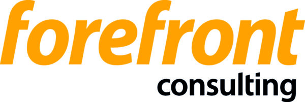 Forefront logo v1 orange black cmyk