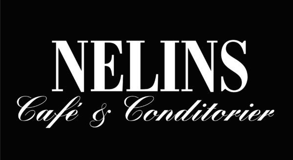 Nelins logotyp svartplatta