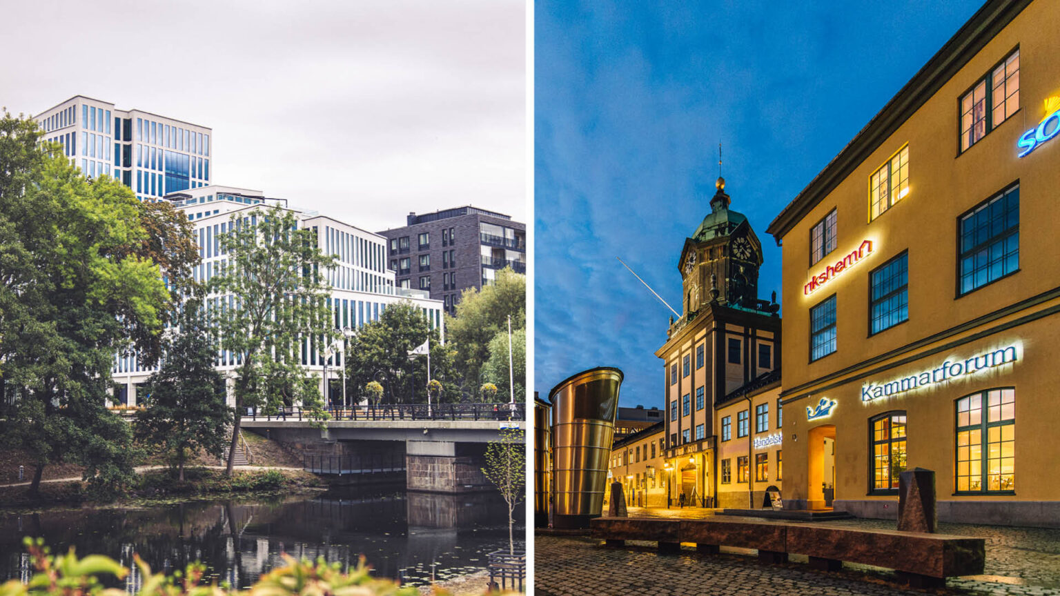 Våra mötesplatser i Linköping och Norrköping.