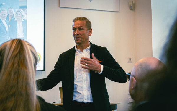 Magnus Johansson, vd för UCS Management talade på Kammarforum